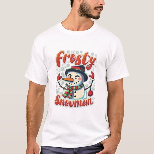 Camiseta Frosty Snowman (Anverso)