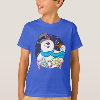 Camiseta Frosty the Snowman™ | Colorido nombre de la caña d