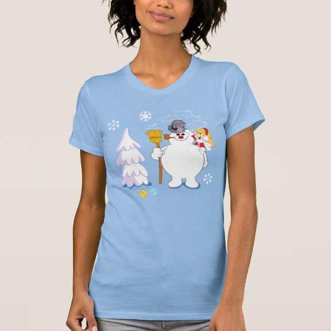 Camiseta Frosty the Snowman™ | Frosty & Karen Winter Fun (Anverso)