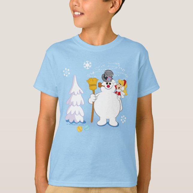 Camiseta Frosty the Snowman™ | Frosty & Karen Winter Fun (Anverso)