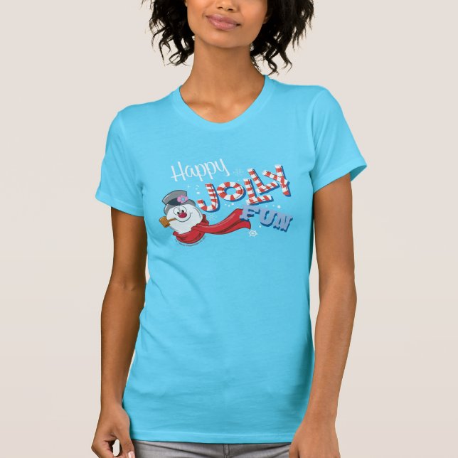 Camiseta Frosty the Snowman™ | Happy Jolly Fun (Anverso)