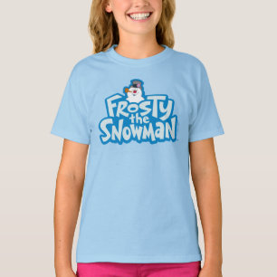 Camiseta Frosty the Snowman™   Logotipo apilado congelado
