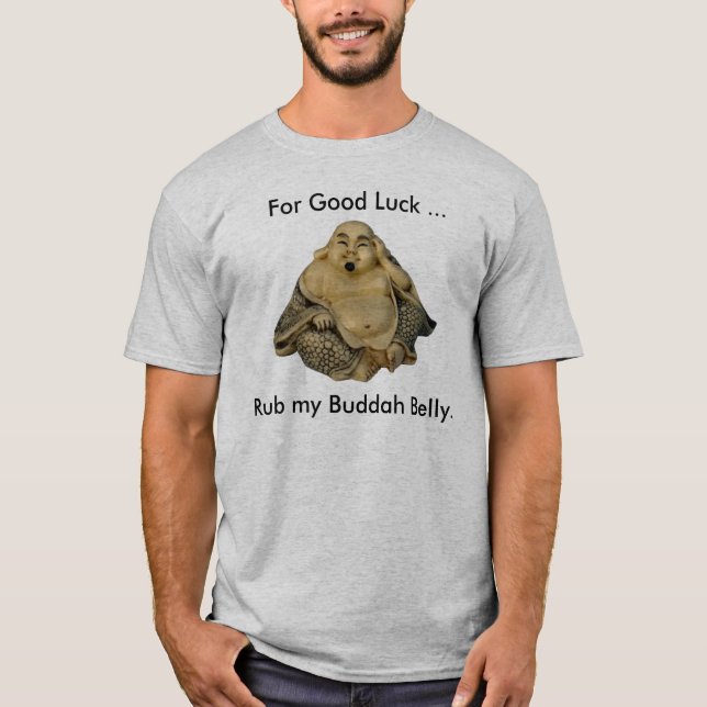 Camiseta Frote mi Belly de Buddah (Anverso)