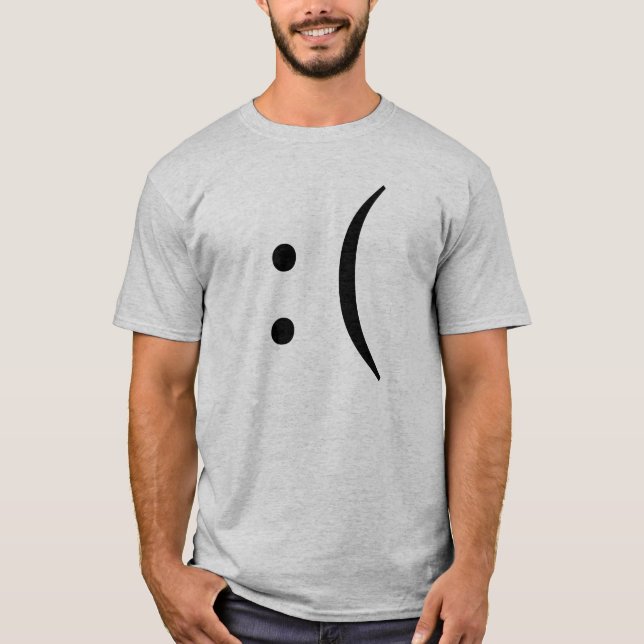 Camiseta Frowny hace frente (Anverso)