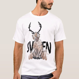 Camiseta Frozen 2 - Sven Watercolor