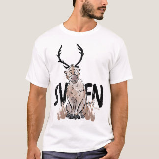 Camiseta Frozen 2 - Sven Watercolor