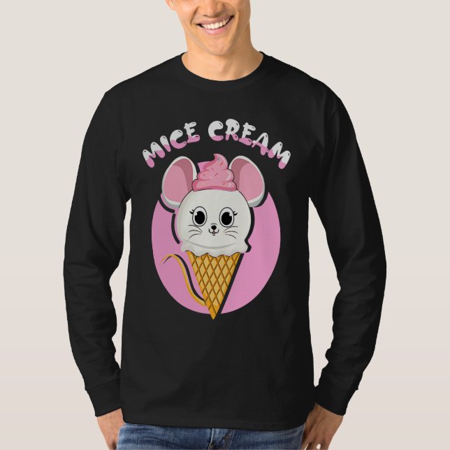 Camiseta Frozen Food Mouse  Foodie Mice Cream (Anverso)