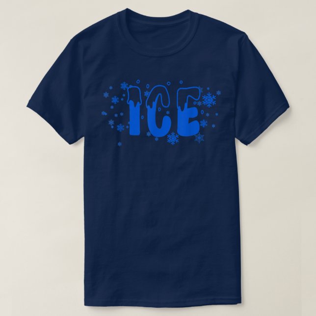 Camiseta Frozen Ice Funny Halloween Costume  (Diseño del anverso)