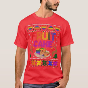 Camiseta Fruit Cake Funny Gay Navidades feos sudan LGBT 