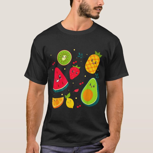 Camiseta Fruit Costume Sweet Tea Fruit Salad Men Women Coup (Anverso)