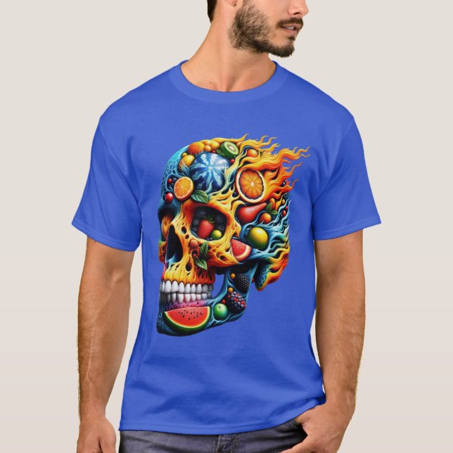 Camiseta Fruit Inferno Skull (Anverso)