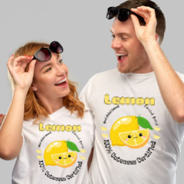 Camiseta Fruit Label Lemon 