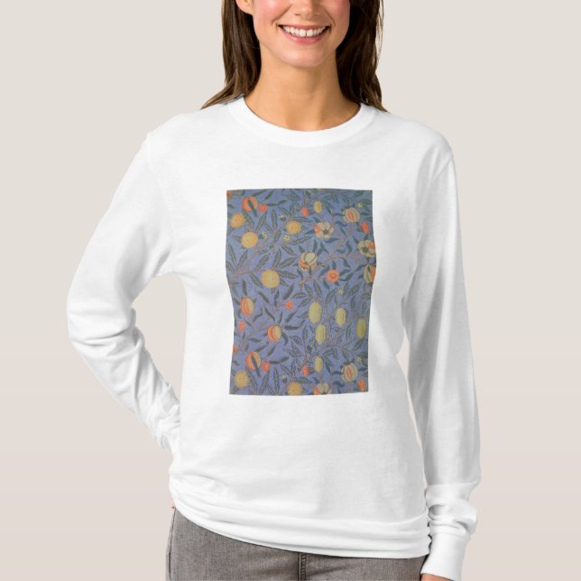 Camiseta Fruit o "Pomegranate azul (Anverso)