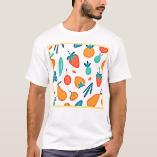 Camiseta Fruit Whimsy: Modelo de juego