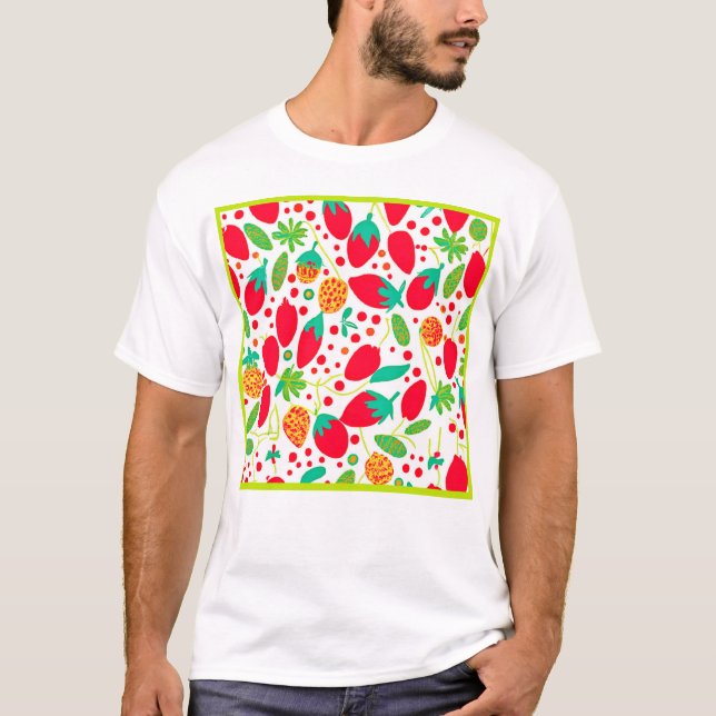 Camiseta Fruitosa Paleta Vivid Pattern (Anverso)