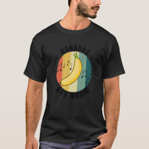 Camiseta Fruits Delicious Banana Musician Music Notes