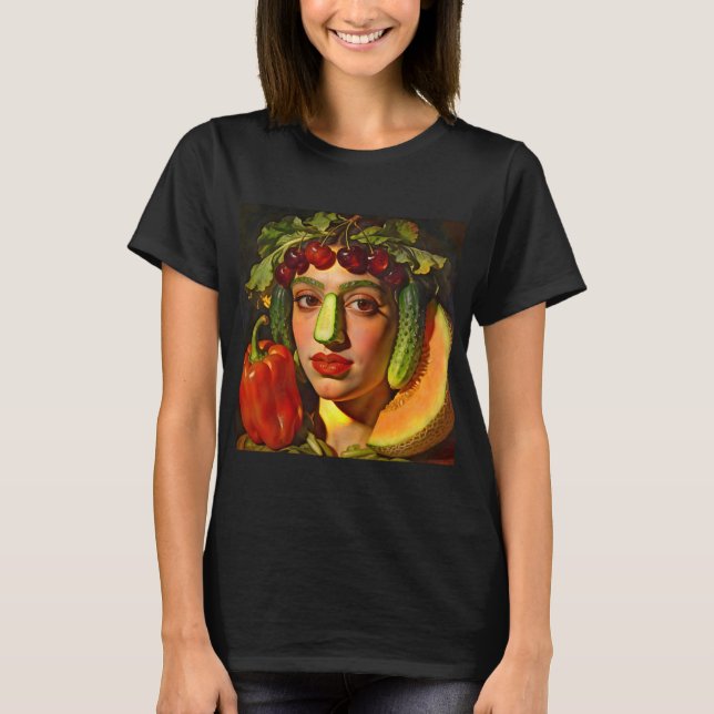 Camiseta Fruits of Expression – A Surreal Portrait (Anverso)
