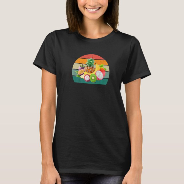 Camiseta Fruits strawberry melon orange cherry fruity falle (Anverso)