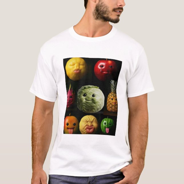Camiseta Fruity Meme T-Shirt – Gen Z Funny Graphic Tee (Anverso)