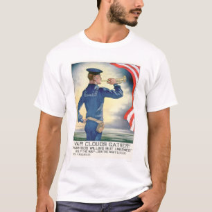 Camiseta ¡Frunce de las nubes de guerra!  Únase a a la li