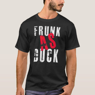 Camiseta FRUNK AS DUCK Black Mens Funny Guay black boston t