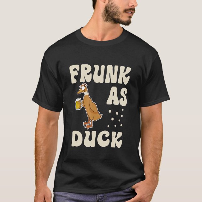 Camiseta Frunk As Duck Rubber Duck Bebe Humor Meme 2 (Anverso)