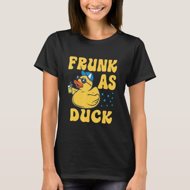 Camiseta Frunk As Duck Rubber Duck Bebe Humor Meme 4 (Anverso)