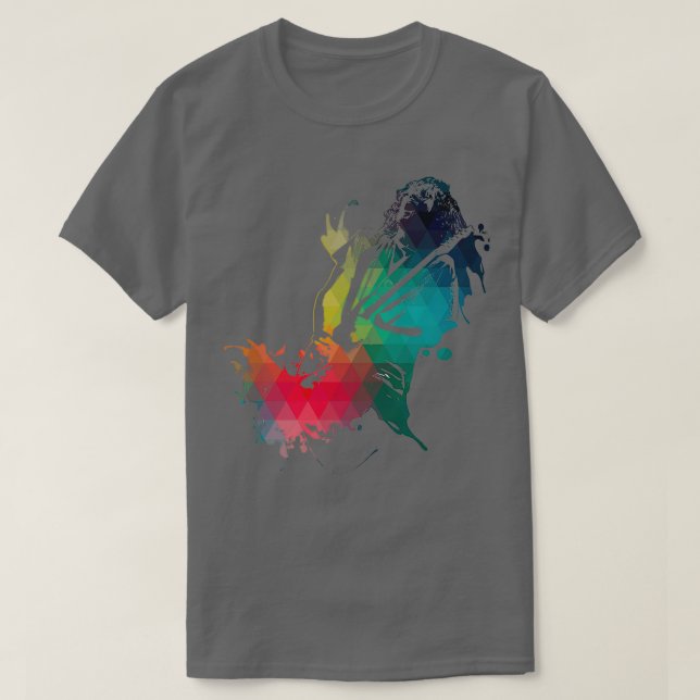 Camiseta Frusciante de tinta (Diseño del anverso)