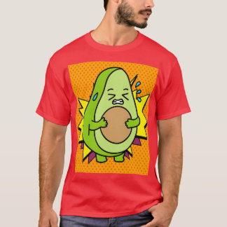 Camiseta Fruta aguacate 10 divertida