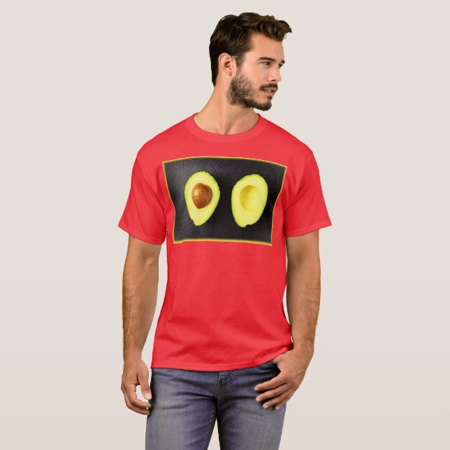 Camiseta "Fruta aguacate" Foto Cute. ¡Hazte con una en Zazz (Anverso completo)
