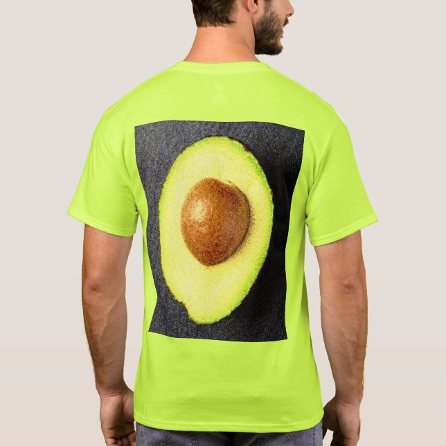 Camiseta "Fruta aguacate" Foto Cute. ¡Hazte con una en Zazz (Reverso)