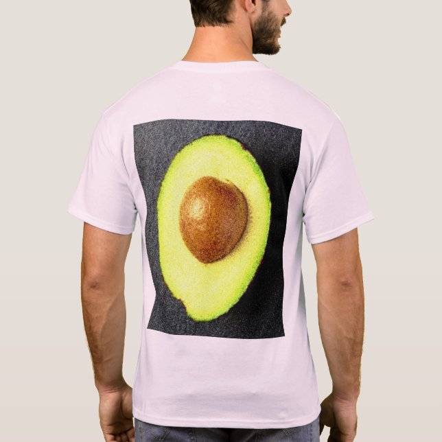 Camiseta "Fruta aguacate" Foto Cute. ¡Hazte con una en Zazz (Reverso)