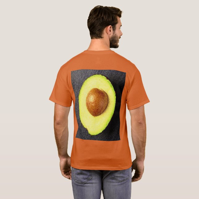 Camiseta "Fruta aguacate" Foto Cute. ¡Hazte con una en Zazz (Reverso completo)