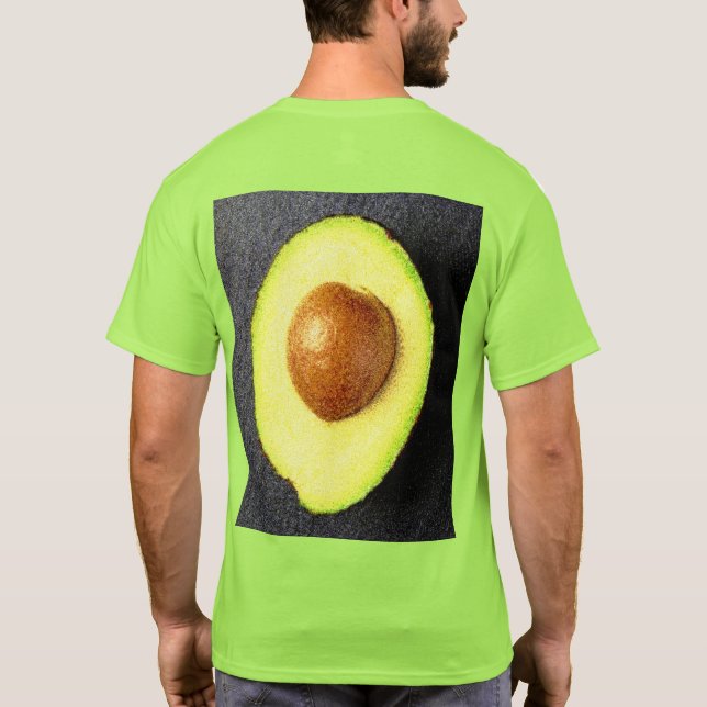Camiseta "Fruta aguacate" Foto Cute. ¡Hazte con una en Zazz (Reverso)
