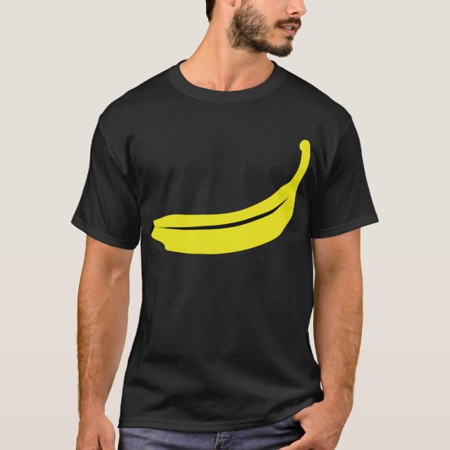Camiseta fruta amarilla del plátano (Anverso)