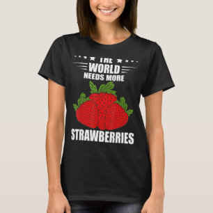 Camiseta Fruta Amor Fruta Veraniega El Mundo Necesita Más S