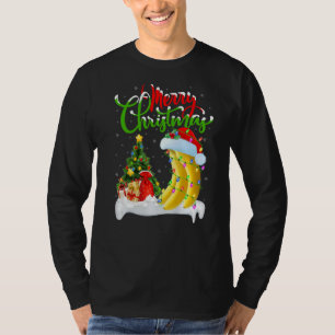 Camiseta Fruta bananera navidad decoración Santa Banana Cri