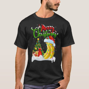 Camiseta Fruta bananera navidad decoración Santa Banana Cri