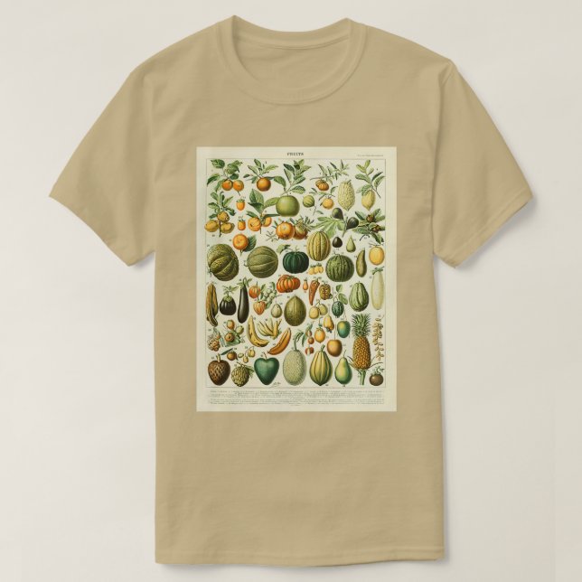 Camiseta Fruta Botánica (Diseño del anverso)