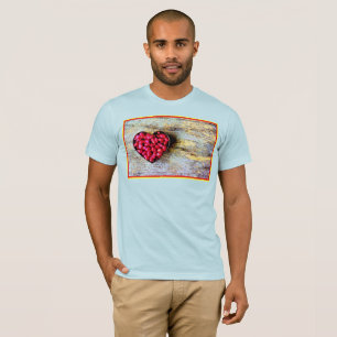 Camiseta "Fruta Corazón Pomegranada" Foto Cute. ¡Hazte con 