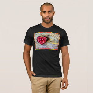 Camiseta "Fruta Corazón Pomegranada" Foto Cute. ¡Hazte con