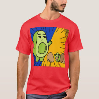 Camiseta Fruta de aguacate divertida 14
