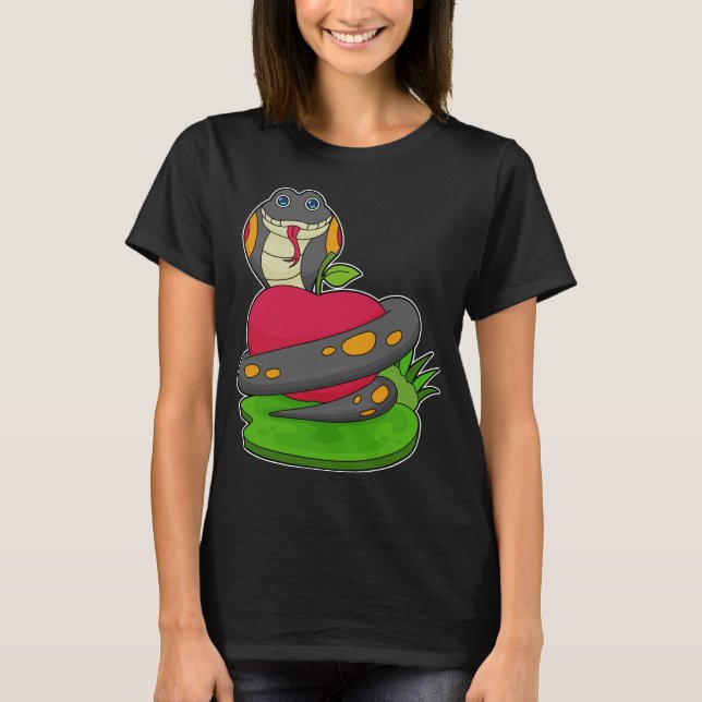 Camiseta Fruta de Apple de serpiente (Anverso)