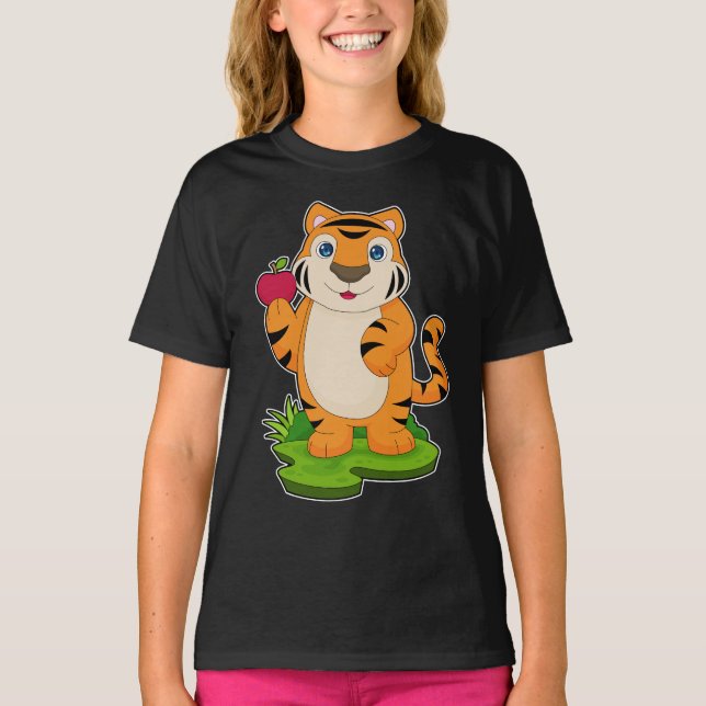 Camiseta Fruta de Apple del tigre (Anverso)