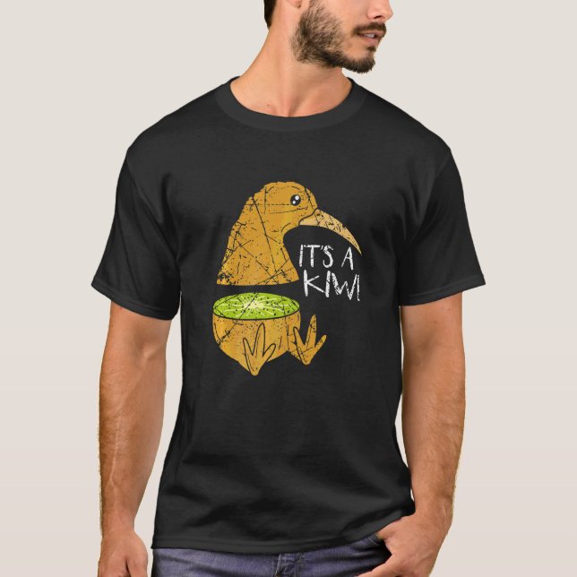 Camiseta Fruta de ave Kiwi (Anverso)