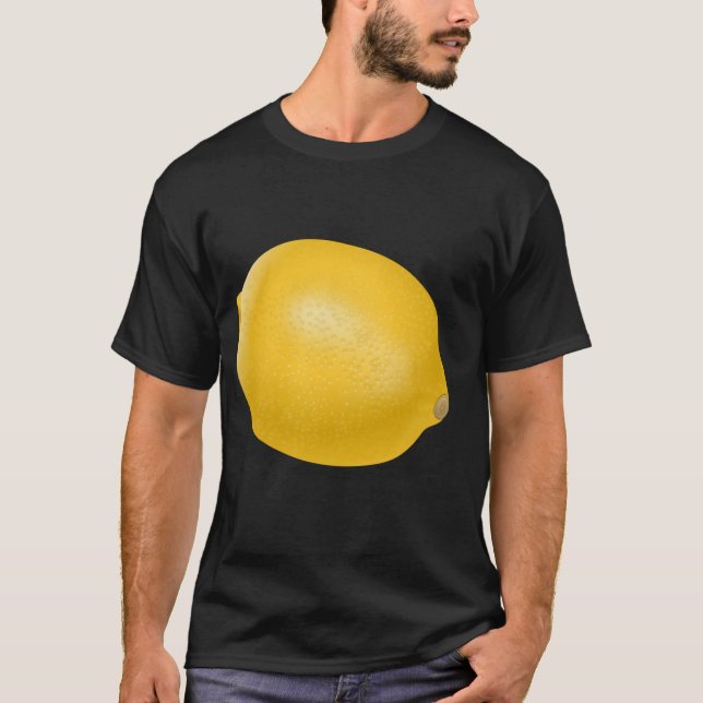 Camiseta Fruta de cítricos limón (Anverso)