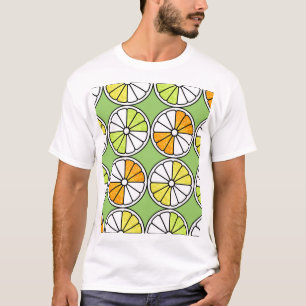 Camiseta Fruta De Cítricos, Verano Sin Marea.