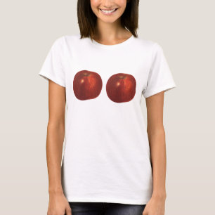 Camiseta Fruta de comida vintage, manzana roja deliciosa or