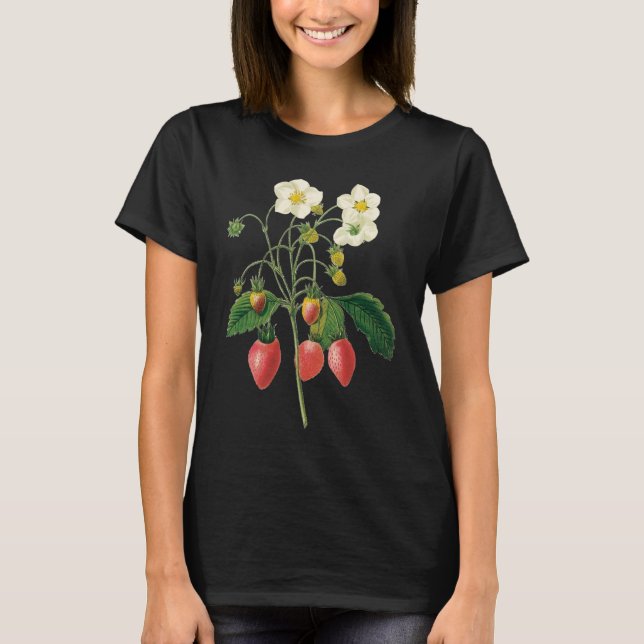 Camiseta Fruta de época Berries Alimentos Fresas de Redoute (Anverso)