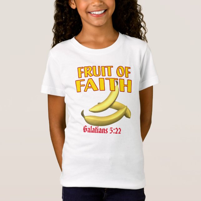 Camiseta Fruta de fe (Anverso)